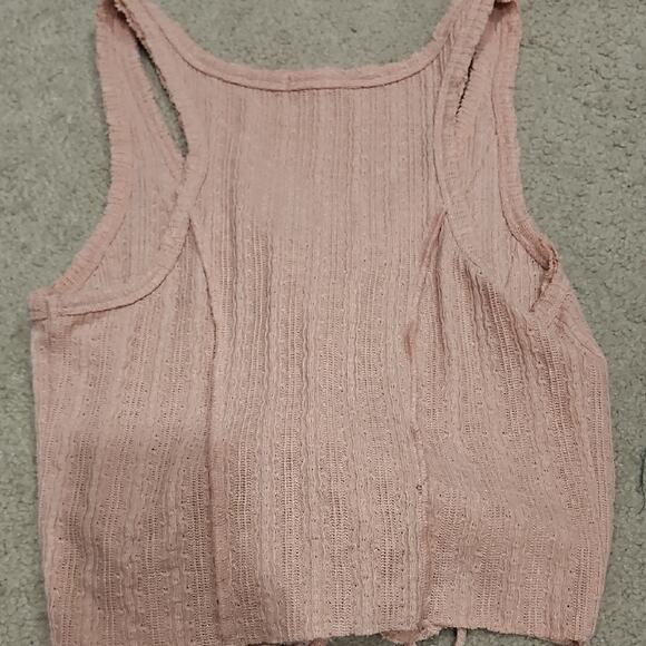 POL Ribbed Tank – Lace-Up Front, Small - Picture 4 of 4